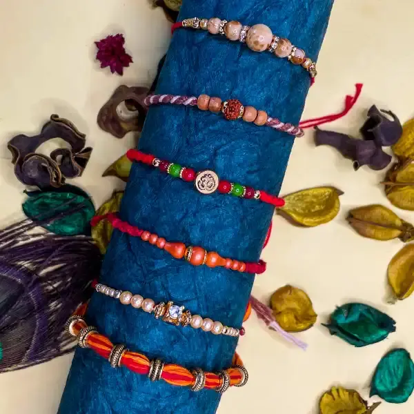 Send Set of 5 Rakhis Online | Set Of 5 Rakhis Delivery | EGfitsPortal