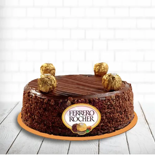 Order Ferrero Rocher Cake Online From Coco Sensation,New Delhi