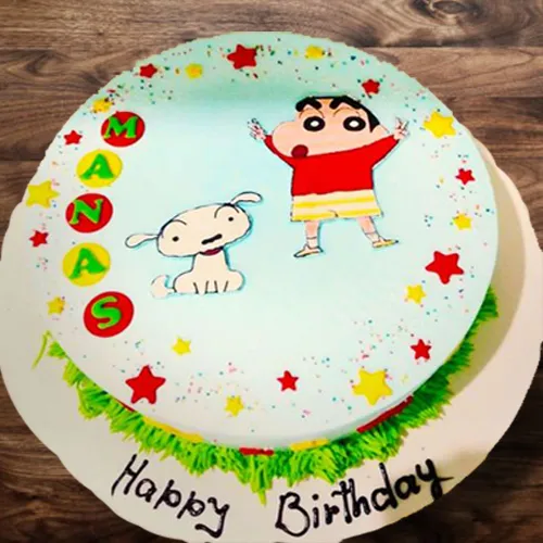 Shinchan Cake, 24x7 Home delivery of Cake in Uttra, Madhubani